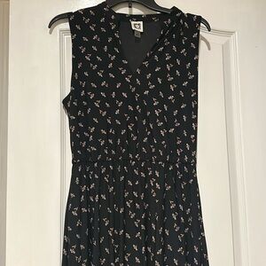 Women’s Midi Anne Klein Size 6 Black Dress with Pockets